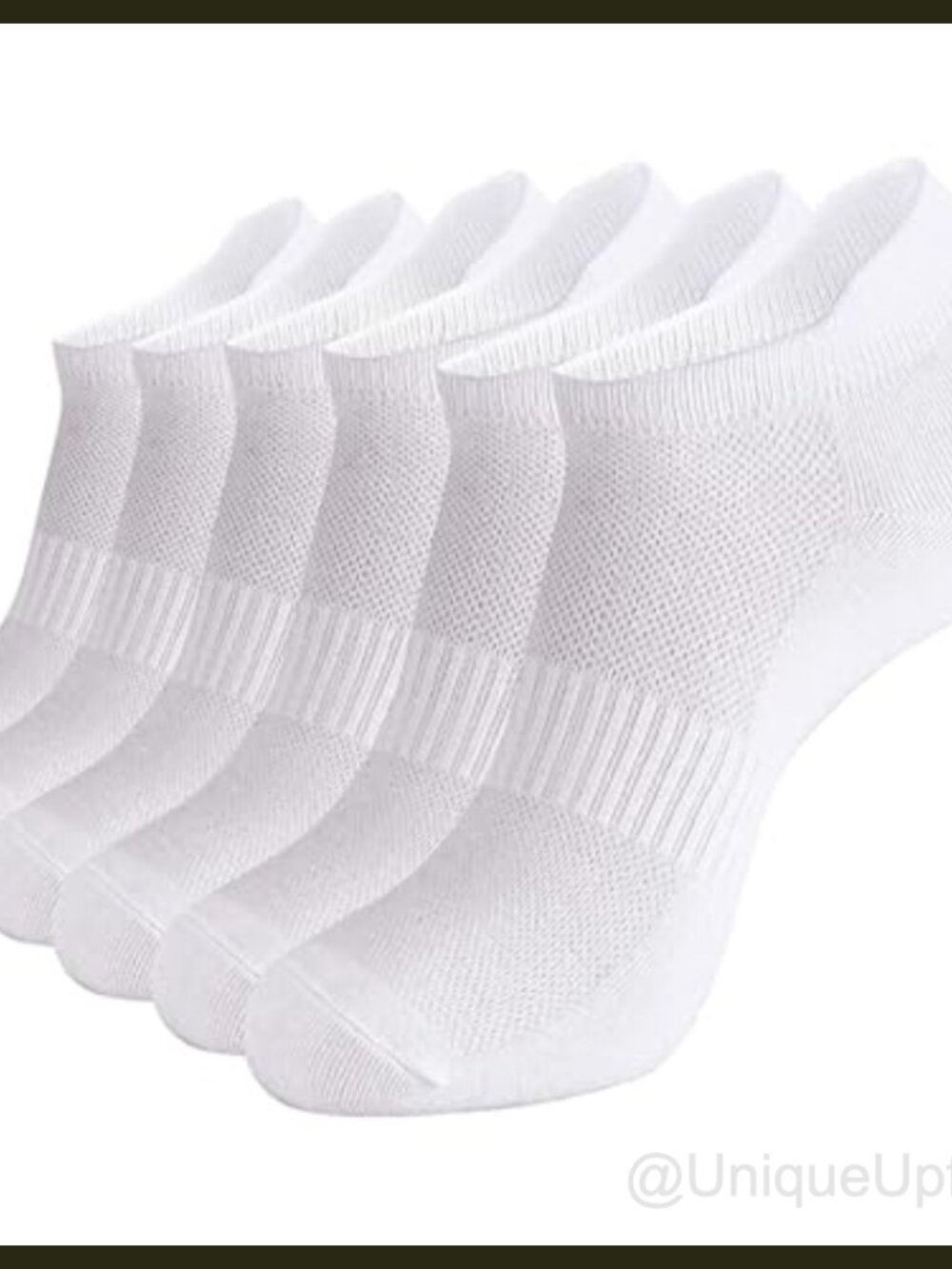 Womens Low Cut Ankle Running Socks Cotton Athletic No Show 6 Pairs